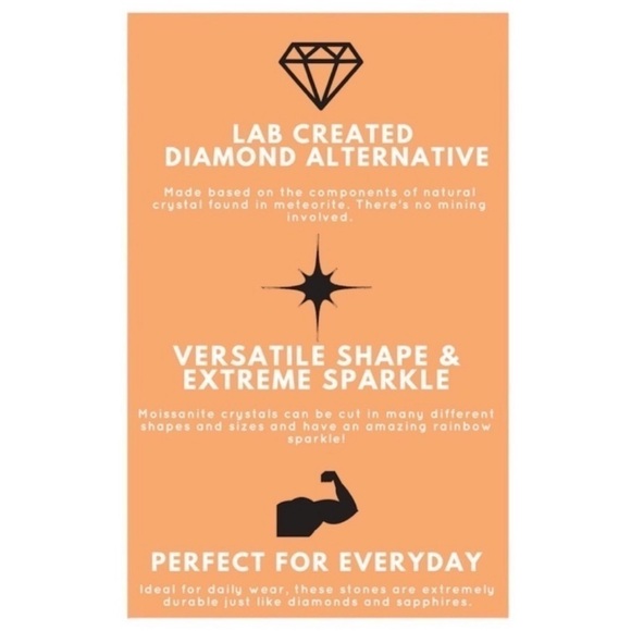 Certified 1ct. t.w. Moissanite Round Stud Earrings NEW - Picture 7 of 7